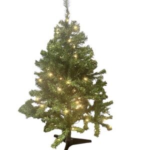 National Tree Company 4 FT Pre Lit Christmas Tree Clear Lights Holiday Decor